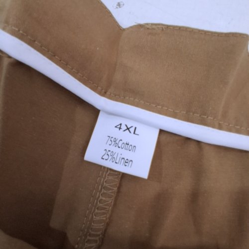 MEN'S CARGO SHORTS WORK PANTS LIGHTWEIGHT COMFORTABLE - 4XL - BEIGE/TAN image 2