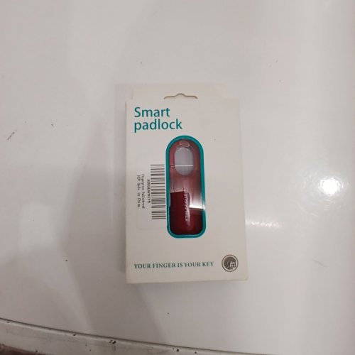 TJW SECURE MINI FINGERPRINT PADLOCK - RED image 2