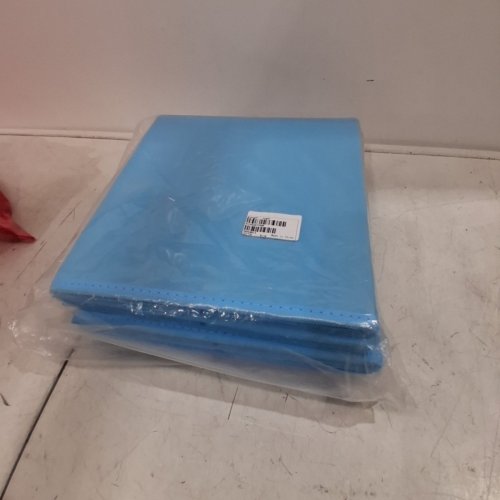 6PK YOYTOO FOLDABLE FABRIC STORAGE BOXES- 11" X 10.5" - LIGHT BLUE image 3