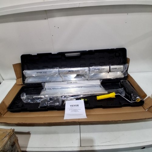 VEVOR DRYWALL SKIMMING BLADE SET 9PC - 7/10/14/16/24 IN SKIMMING BLADES - STAINLESS STEEL - (MODEL: XSJ-24-S010) image 3