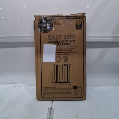 REGALO EASY STEP EXTRA WIDE BABY GATE - 30" X 29"-49" - WHITE (MODEL: 1164 EW DS) image 3