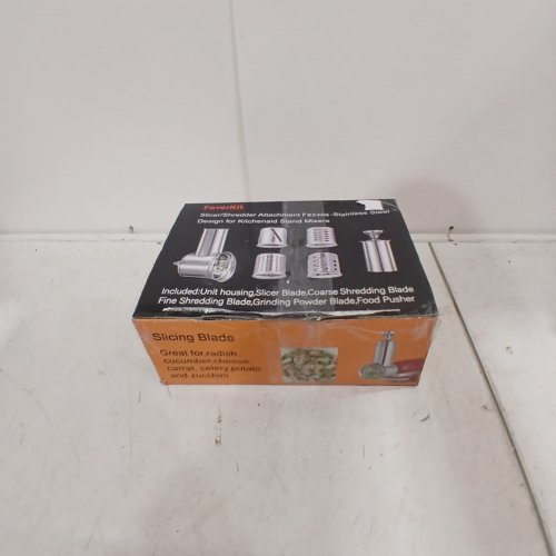 FAVORKIT DISHWASHER SAFE SLICER KIT ATTACHMENT FOT KITCHENAID MIXERS - STAINLESS STEEL image 3