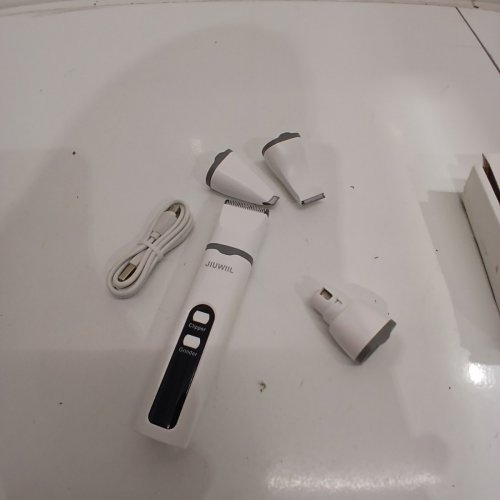 JIUWIIL 4-IN-1 PET TRIMMER GROOMING KIT - WHITE/GREY image 3