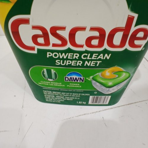 ~65PK CASCADE POWER CLEAN DISHWASHER DETERGENT - LEMON SCENT (MODEL: 2117287) image 3