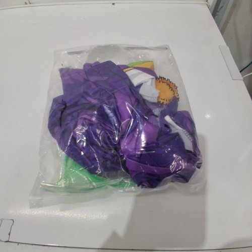 2PC BOY'S JOKER COSTUME SET - MEDIUM 8/10 - PURPLE AND GREEN image 4