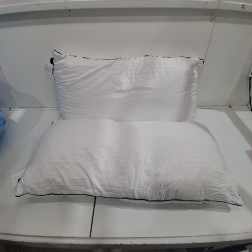 2PK GOHOME QUILTED BED PILLOWS - QUEEN - WHITE image 3