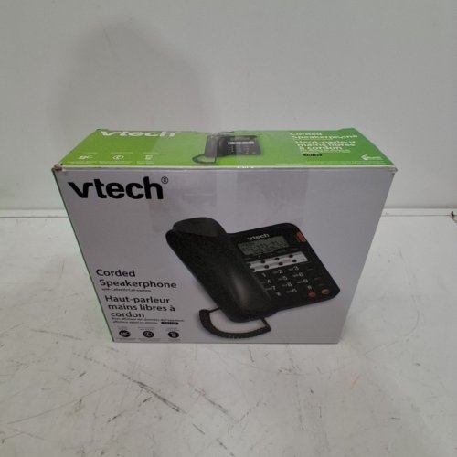 VTECH CORDED SPEAKERPHONE WITH CALLER ID - BLACK (MODEL: CD1153-BK) image 4