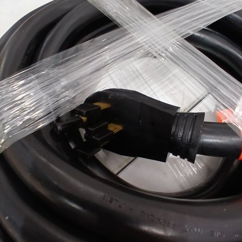 VEVOR GENERATOR EXTENSION POWER CORD - STW 6/3 + 8/1, 125V 250V - N14-50P & SS2-50R & CS6364 TWIST LOCK CONNECTOR- 30FT 50 AMP - BLACK image 5