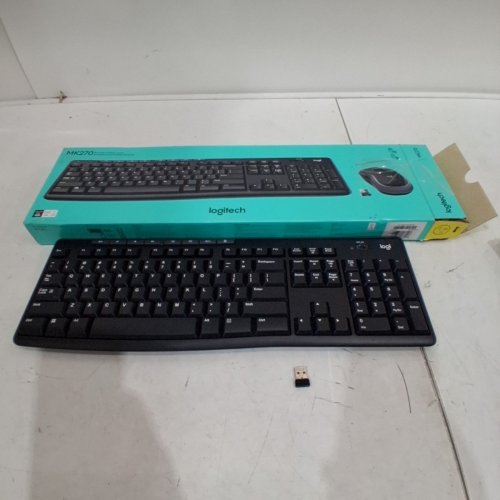 LOGITECH WIRELESS KEYBOARD - 2.4 GHZ WIRELESS - BLACK (MODEL: K270) image 3