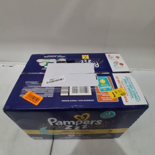 72PK PAMPERS ZZZ NIGHTTIME OVERNIGHT PROTECTION DIAPERS - SIZE 6 (35+ LBS) image 3