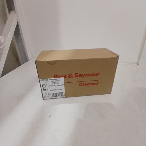 10PK LEGRAND PASS & SEYMOUR DECORATOR SINGLE POLE DECORATIVE SWITCH - 15A 120/277VAC - ANTIQUE BRASS (MODEL: TM870-ABCC10) image 5