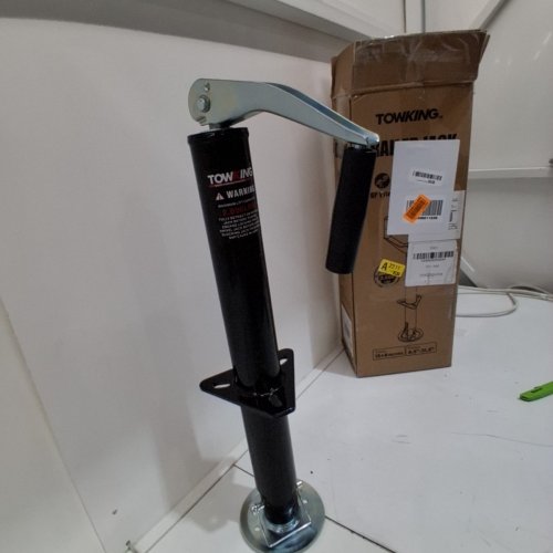 TOWKING A FRAME TRAILER JACK WITH DROP LEG - 15" LIFT TONGUE JACK - 2000LBS MAX - BLACK (MODEL: 701056) image 4