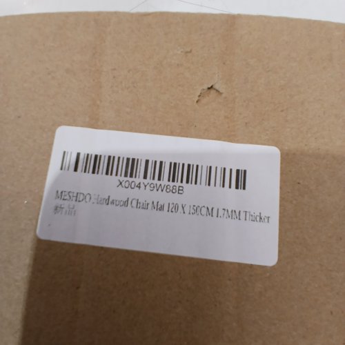 HEAVY DUTY WOOD/TILE FLOOR PROTECTOR / CHAIR MAT - 58" X 47" - CLEAR image 5
