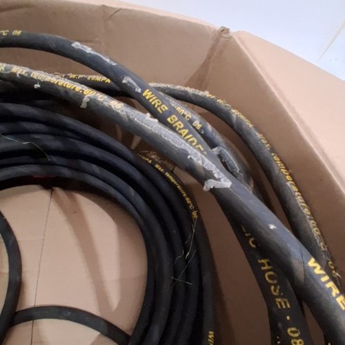 HOURLEEY WIRE BRAIDED HYDRAULIC PRESSURE WASHER HOSE - 4000PSI - 60FT - BLACK image 3