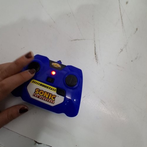 SONIC THE HEDGEHOG RC CAR WITH CONTROLLER - BLUE image 2