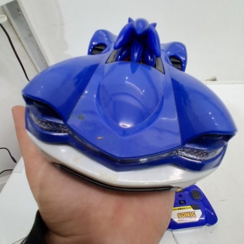 SONIC THE HEDGEHOG RC CAR WITH CONTROLLER - BLUE image 5