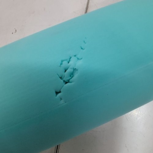 YES4ALL 6" MEDIUM-DENSITY EVA FOAM ROLLER - 35" - TEAL BLUE (MODEL: EDYU) image 3