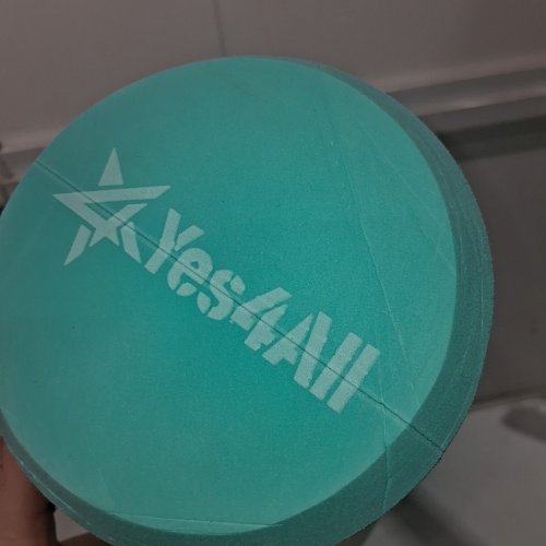 YES4ALL 6" MEDIUM-DENSITY EVA FOAM ROLLER - 35" - TEAL BLUE (MODEL: EDYU) image 4