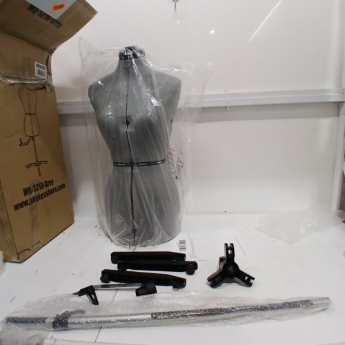 DRESS FORM MANNEQUIN STAND - ADJUSTMENT TO WAIST, HIPS, NECK & BACK - GRAY (MODEL: MQ-SZ10-GREY) image 4