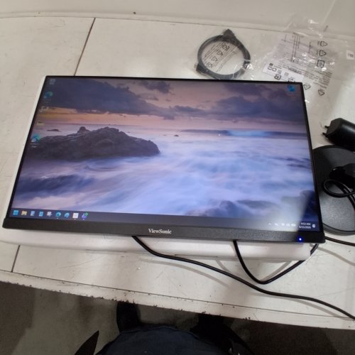 VIEWSONIC FULL HD 1080P MONITOR WITH ULTRA-THIN BEZEL AMD FREESYNC, 75HZ, EYE CARE, AND HDMI, VGA INPUTS FOR HOME AND OFFICE - 24" - BLACK - (MODEL:VA2447-MH) image 2