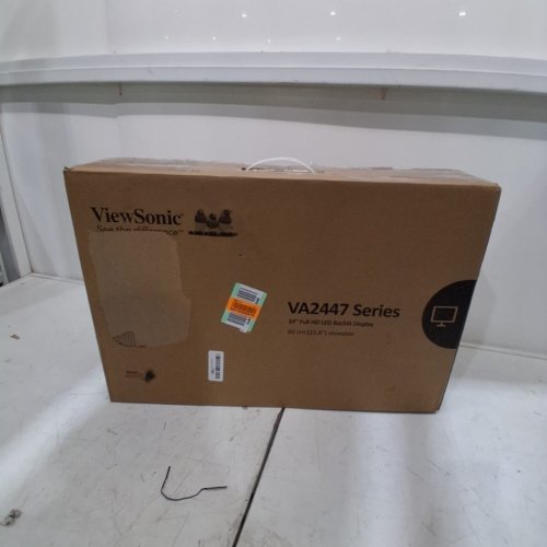 VIEWSONIC FULL HD 1080P MONITOR WITH ULTRA-THIN BEZEL AMD FREESYNC, 75HZ, EYE CARE, AND HDMI, VGA INPUTS FOR HOME AND OFFICE - 24" - BLACK - (MODEL:VA2447-MH) image 3