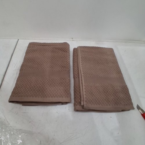 2PK KINGREST COTTON BATH TOWELS - 27" X 55" -BROWN image 3
