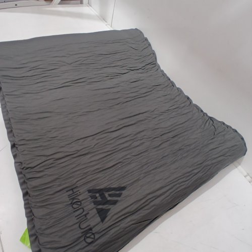 HIKENTURE THICK SELF INFLATING SLEEPING PAD CAMPING MATTRESS - 75" X 26.5" - GREY/GREEN image 3