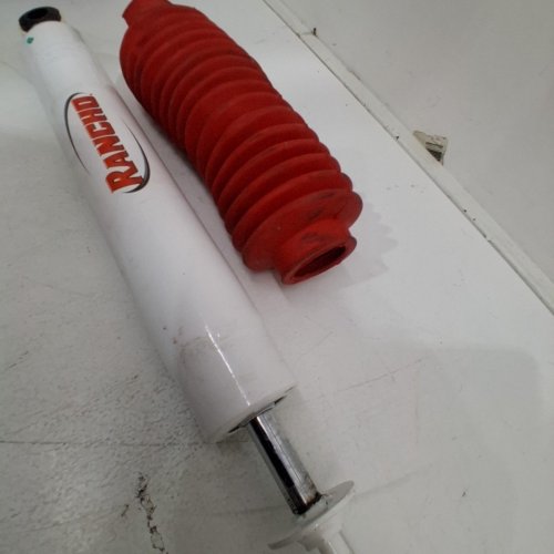 RANCHO RS5000 RS5405 STEERING DAMPER FOR VARIOUS FORD AND JEEP MODELS - WHITE/RED (MODEL: RS5405) image 3