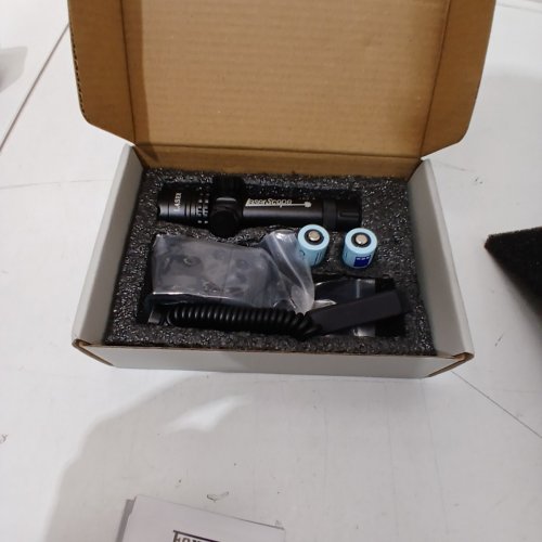 FEYACHI GL6 TACTICAL GREEN LASER SIGHT WITH 45 DEGREE P13 PICATINNY / M61 MLOK RAIL MOUNT & PRESSURE SWITCH - (MODEL: GL6) image 5