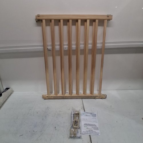 EVENFLO WALK-THRU TOP OF STAIRS EXTRA WIDE BABY & PET GATE - 32" X 30" - 48" - NATURAL WOOD BROWN (MODEL: 1050500 1050) image 2