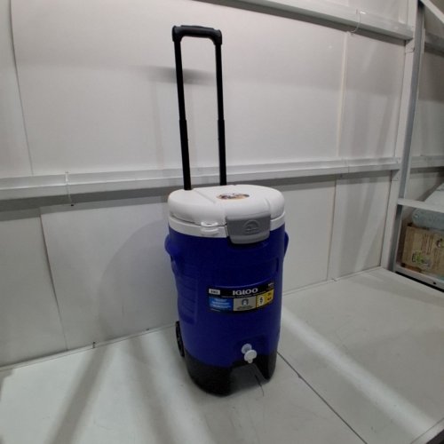 IGLOO SPORT ROLLING COOLER 20QT - BLUE/WHITE image 2