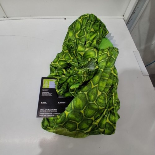 2PC TODDLER TRICKY T-REX HOODED T-REX COSTUME SET - 6-12M - GREEN image 3