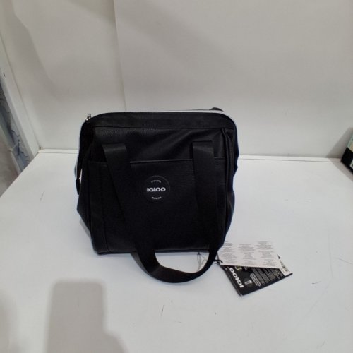 IGLOO LUXE COOLER/LUNCH BAG - 9 CANS MAX CAPACITY - BLACK/SILVER (MODEL: 2014223) image 2