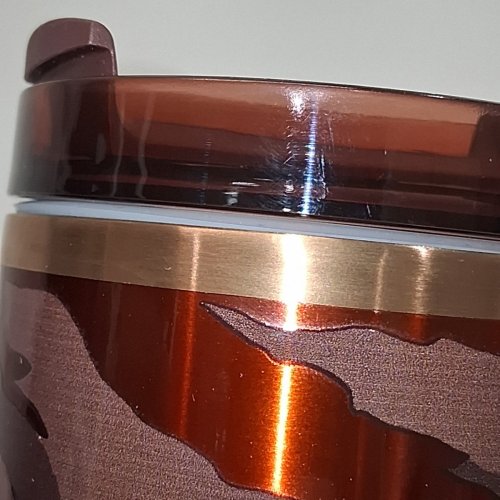 STANLEY X TYLA TYGER FLOWSTATE QUENCHER STAINLESS STEEL TUMBLER - 40 OZ - BRONZE image 3