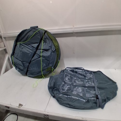 HUI LINGYANG 4 PERSON EASY POP-UP TENT - GREEN/GREY image 2