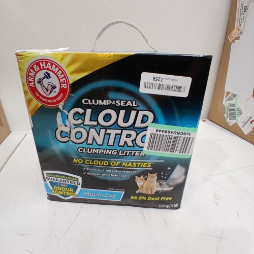 ARM&HAMMER PLATINUM CLUMP AND SEAL CLOUD CONTROL MULTI-CAT CAT LITTER - 14LBS image 2