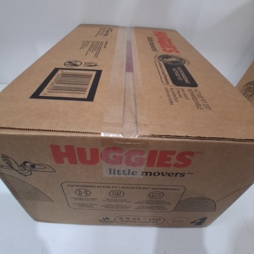 6 (25PK) HUGGIES LITTLE MOVERS DIAPERS - SIZE 4 - WHITE (TOTAL 150) image 2