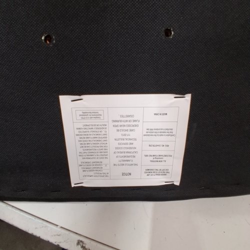 UPHOLSTERED BAR STOOL CHAIR REPLCEMENT - BLACK image 2