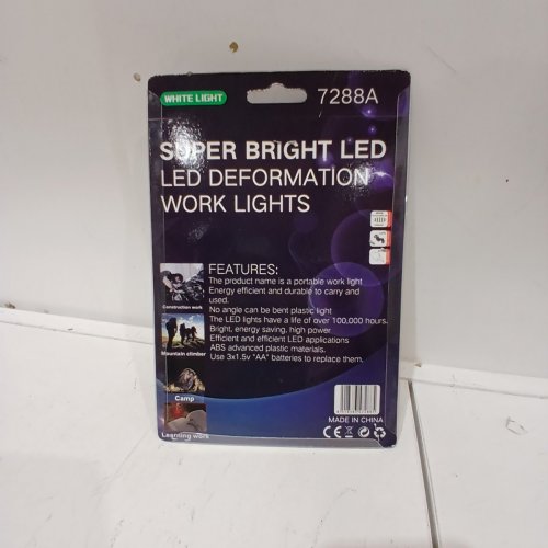 FLEXIBLE LED DESK LIGHT - WHITE (MODEL: 7288A) image 3