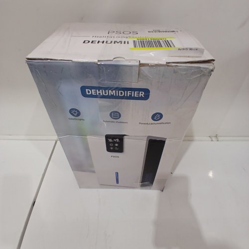 PSOS DEHUMIDIFIER FOR BASEMENTS WITH AUTO SHUT OFF & DUAL WORKING MODES - 900SQ.FT - GREY/BLACK (MODEL: PS-01SG) image 7
