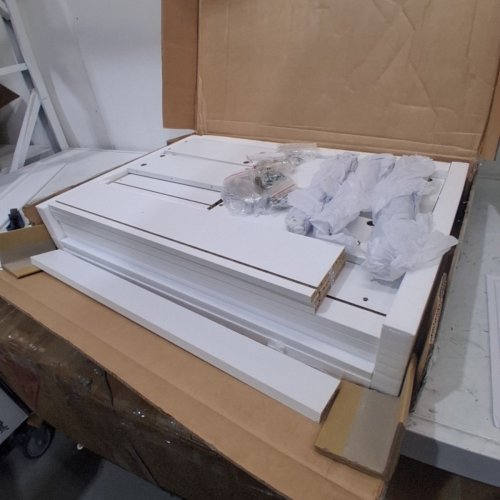 FCH 3-DRAWER PARTICLE BOARD DRESSER - 26" X 13" X 22" - WHITE (MODEL: G666-G52002622/9387757) image 7