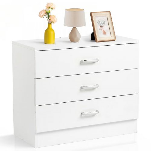 FCH 3-DRAWER PARTICLE BOARD DRESSER - 26" X 13" X 22" - WHITE (MODEL: G666-G52002622/9387757) image 2