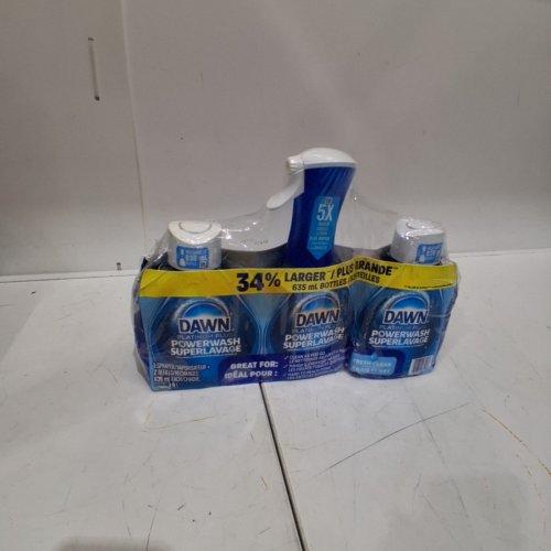 3PC DAWN ULTRA PLATINUM POWERWASH DISH SPRAY STARTER KIT WITH 2 REFILLS - 473 ML - FRESH SCENT image 2