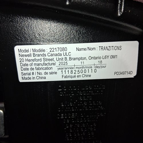 GRACO TRANZITIONS 3-IN-1 LIGHTWEIGHT ADJUSTABLE HEIGHT HARNESS BOOSTER CAR SEAT WITH CUP HOLDERS - 100LBS MAX - PURPLE (MODEL: 2217080) image 2