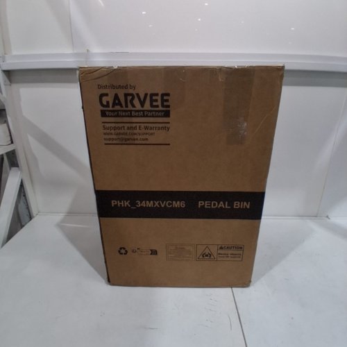 2PC GARVEE PEDAL & SOFT-CLOSE LID TRASH CAN SET - 10L / 50L - STAINLESS STEEL/BLACK (MODEL: PHK_34MXVCM6) image 6