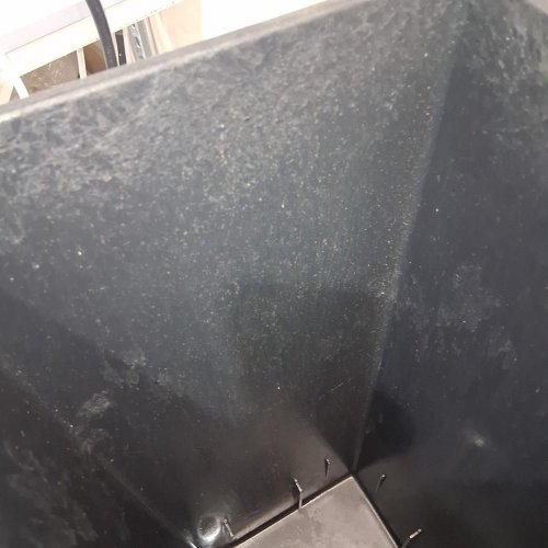3PK TIERRA VERDE RETANGULAR SONATA PLANTER WITH PLUGS FOR INDOOR USE - 10.3" X 10.3" X 20" - SLATE/BLACK (MODEL: MT5100066CM) image 4