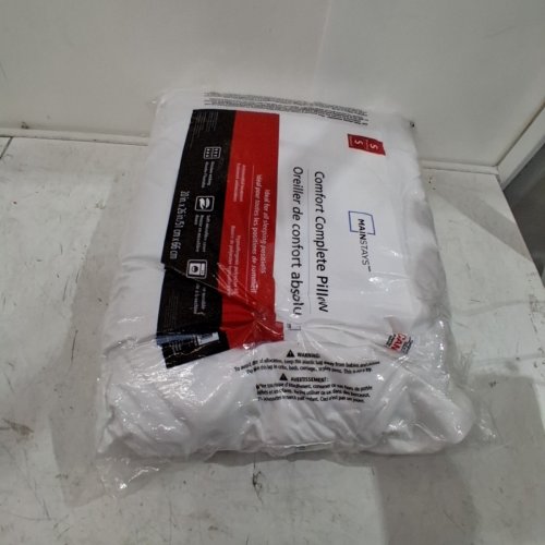 MAINSTAYS COMFORT COMPLETE PILLOW- STANDARD- WHITE image 3