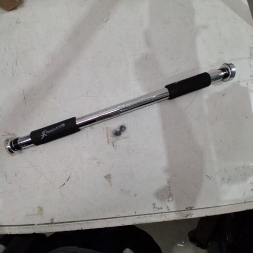 PROSOURCEFIT ADJUSTABLE DOORWAY PULLUP BAR - 24" TO 39" - 220LB CAP - SILVER/BLACK (MODEL: GDS0036) image 2