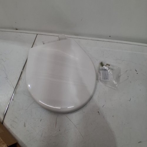 MAYFAIR BY BEMIS CASWELL SLOW-CLOSE ROUNDED TOILET SEAT - WHITE (MODEL: 880SLOW 000) image 2