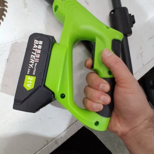 CORDLESS GRASS TRIMMER - 21V - GREEN image 2